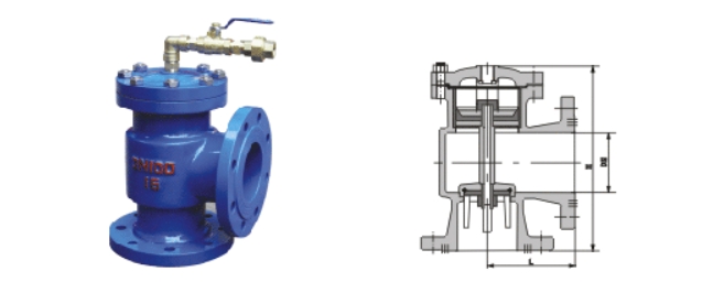 太阳成集团tyc122cc入口液压水位控制阀H142X结构图